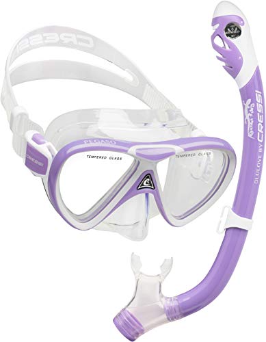 Cressi Pegaso & Iguana Dry, Lilac/White, One Size