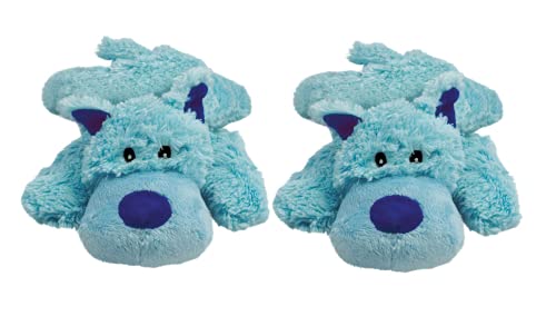 KONG Cozie Plush Toy - Baily The Blue Dog Medium - Baily The Blue Dog - Pack of 2