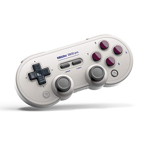 8Bitdo RunSnail Sn30 Pro Bluetooth Gamepad (G Classic Edition) with Joysticks Rumble Vibration Gamepad for Windows, Mac OS, Android, Steam, Switch, etc