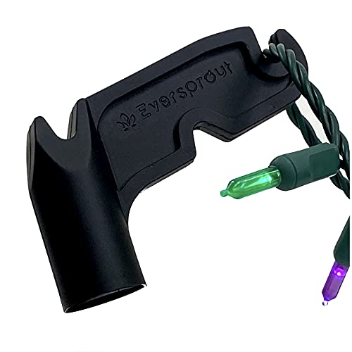 EVERSPROUT Utility Hook | Installing and Hanging Christmas Lights, Bird feeders, Reaching High Places | Lightweight, Fits on 3/4 inch Acme Thread Pole Tips (Hook Only, No Pole)