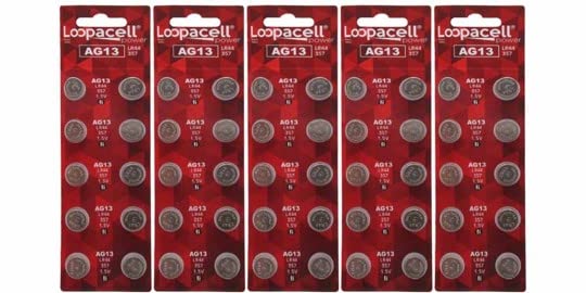 LOOPACELL 50 Pack AG13 / LR44 / L1154 / 357 / A76 / Battery