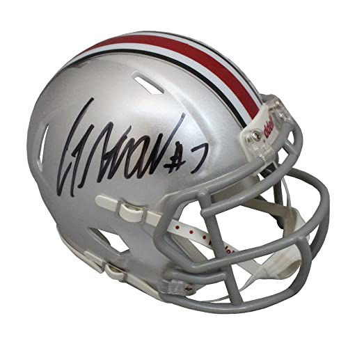 CJ Stroud Autographed Ohio State Speed Mini Football Helmet - BAS