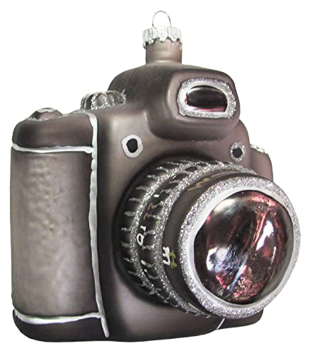 Christmas By Krebs Blown Glass Collectible Tree Ornaments (3.5' DSLR Camera)