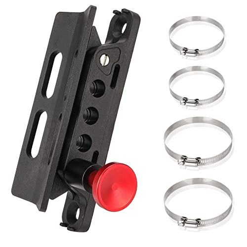 Quick Release Fire Extinguisher Holder Mount Bracket High Density Nylon Roll Bar Mount Bottle Holder Adjustable with 4 Clamps for Wrangler TJ JK JL JKU UTV Polaris RZR Ranger