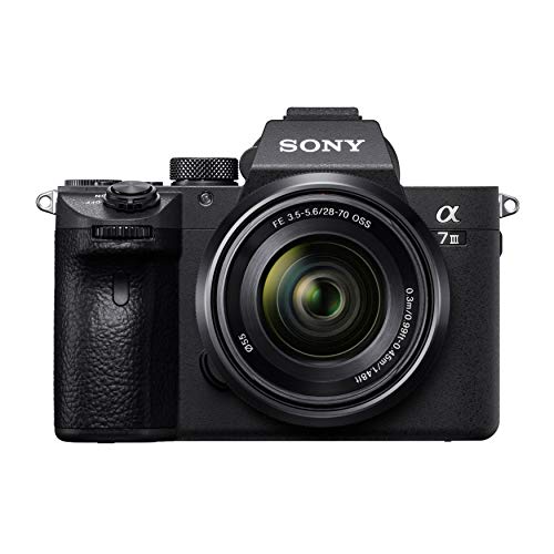 Sony a7 III (ILCEM3K/B) Full-frame Mirrorless Interchangeable-Lens Camera with 28-70mm Lens with 3-Inch LCD, Black