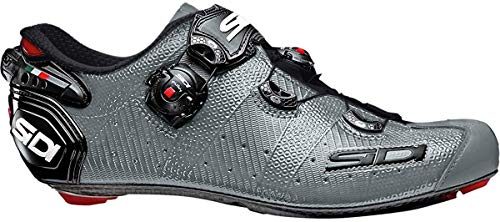 SIDI Shoes Wire 2 Matt Carbon, Scape Cycling Man, Matte Gray Black, 44