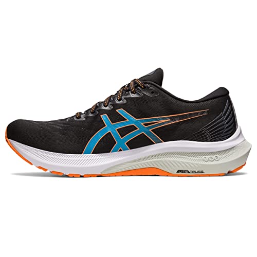 ASICS Men's GT-2000 11 Running Shoes, 12, Black/Sun Peach