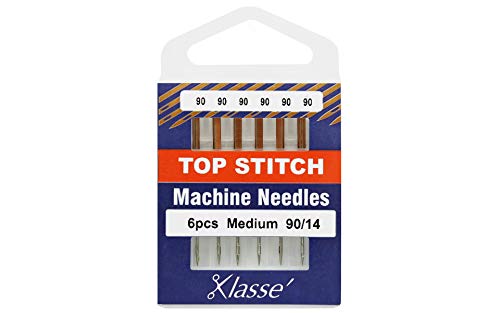 Klasse Topstitch Needles, Size 90/14, 1 Packs, 6pcs