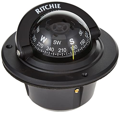 Ritchie Navigation Flush Mount Compass, Black (F-50)