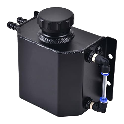 EVIL ENERGY Overflow Tank,Coolant Radiator Tank,Reservoir Expansion,Universal 1L Aluminum