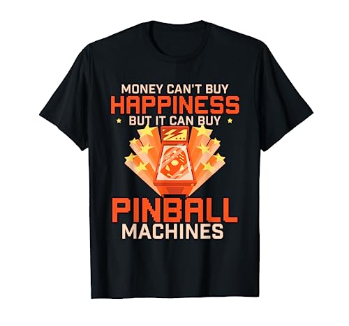 Buy Pinball Machines - Vintage Multiball Pinball Arcade Game T-Shirt