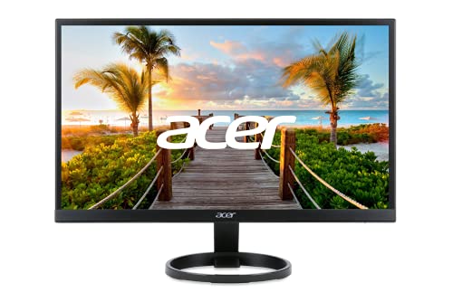 Acer R241Y Bbix 23.8' Full HD (1920 x 1080) IPS Monitor | AMD FreeSync Technology | Ultra-Thin | Edge-to-Edge | Zero-Frame | 1ms VRB | 75Hz | (HDMI & VGA ports)