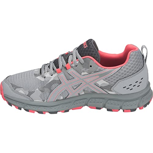 ASICS Women's Gel-Scram 4 Running Shoes, 9, MID Grey/Stone Grey