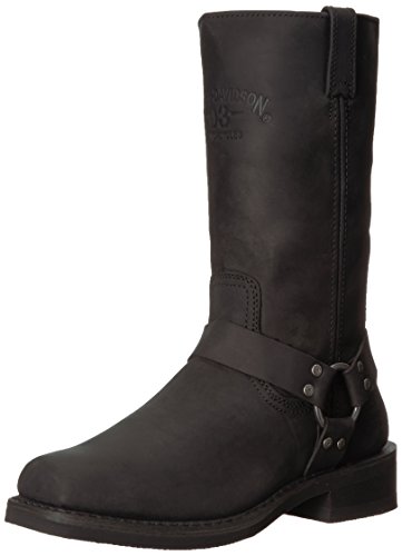 HARLEY-DAVIDSON FOOTWEAR Men's Bowden Motorcycle Boot, Black, 10.5 Medium US