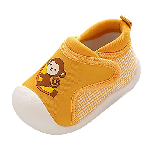 Infant Baby Boy Girls Sock Shoes Toddlers Moccasins Non-Skid Slipper Shoes with Soft Rubber Sole Toddle Sneaker House Floor Slipper
