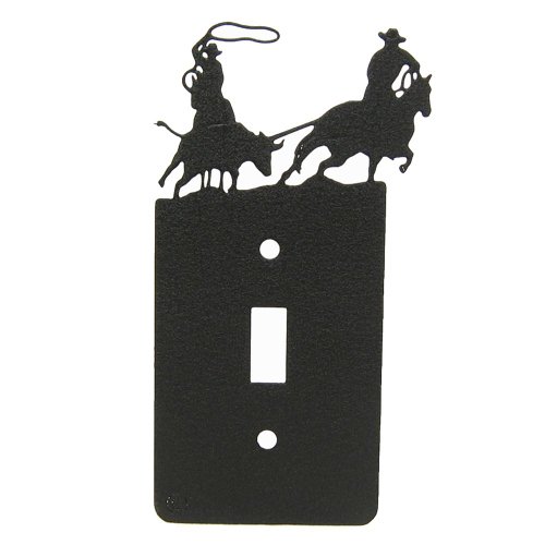 Team Roping Single Light Switch Plate Cover