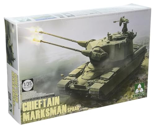 TAKOM Chieftain Marksman SPAAG Anti-Aircraft Weapon System with British Air-Defense Wpn