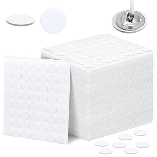 1120 Pieces 20 Sheets Candle Wick Stickers 15 mm Candle Making Sticker Double-Sided Heat Resistance Stickers Hot Wax Wick Stickers for Candle Making