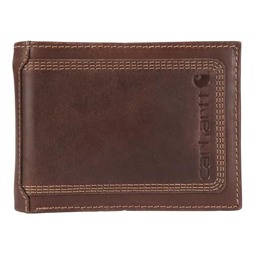 Carhartt Men's Billfold Wallet, Brown (Passcase), One Size