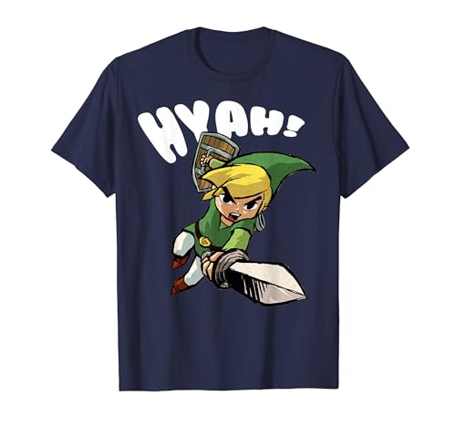 Nintendo Legend Of Zelda Link Hyah Poster T-Shirt
