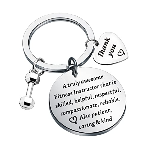 Lywjyb Birdgot Fitness Trainer Gift Thank You Gift for Fitness Instructor Workout Jewelry (Fitness Instructor ke)