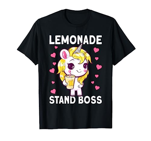 Lemonade Girl Lemonade Stand Boss T-Shirt