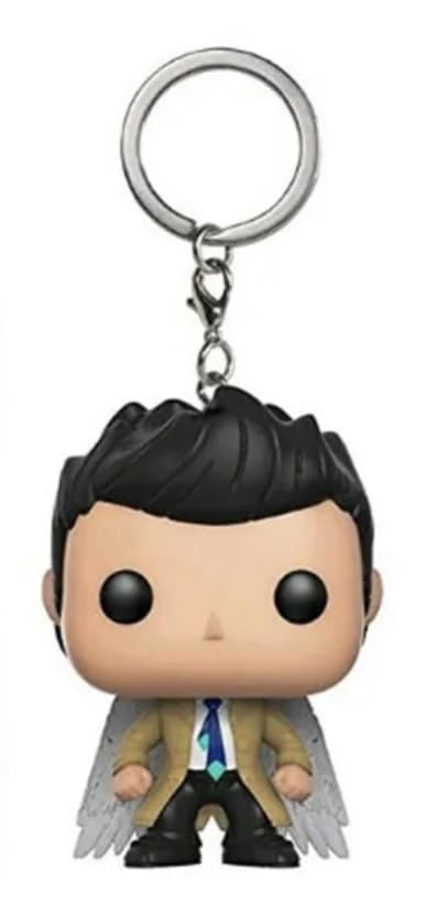 Funko Pocket POP! Keychain - Supernatural Castiel w/Wings Vinyl Figure 4 cm