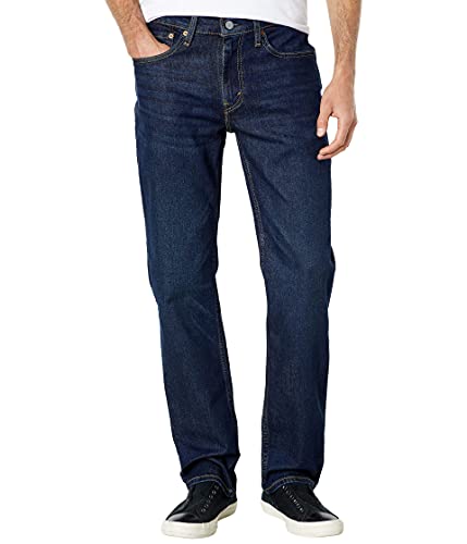 Levi's Men's 514 Straight Fit Cut Jeans (Also Available in Big & Tall), (New) Clean Run-Dark Indigo (Advanced Stretch), 36W x 32L