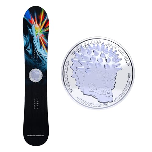 Stompgrip Premium Snowboard Stomp Pad | Nodehead | Artist Collection |3D Decal | Clear