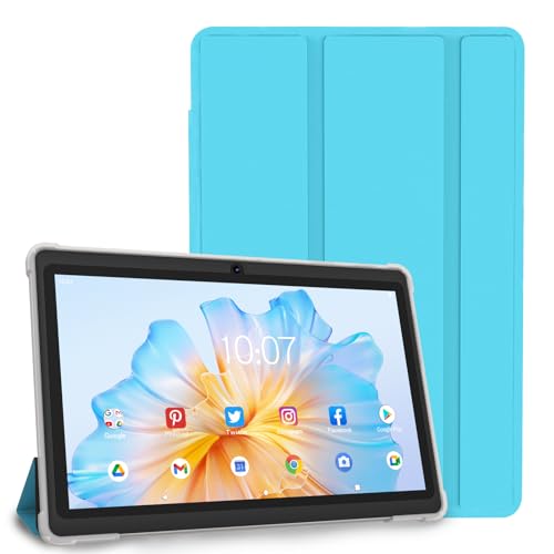 NEWISION Android Tablet for Kids,7 inch Android 11.0 Tablet,32GB ROM(Expandable 512GB) Quad-Core Processor Tablet PC,Dual Camera,WiFi,Type C,Include Tablet Case (Blue)