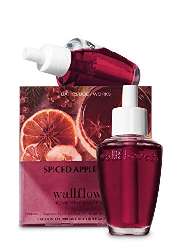 Bath & Body Works Spiced Apple Toddy Wallflowers Home Fragrance Refills, 2-Pack (1.6 Fl Oz Total)