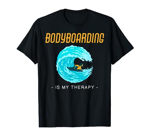 My Therapy Bodyboarding Funny Bodyboard T-Shirt