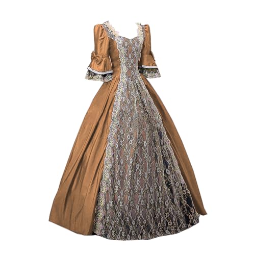 Ceboyel Halloween Costumes for Women Victorian Rococo Ball Gown Gothic Medieval Costume Vintage Retro Regency Dresses