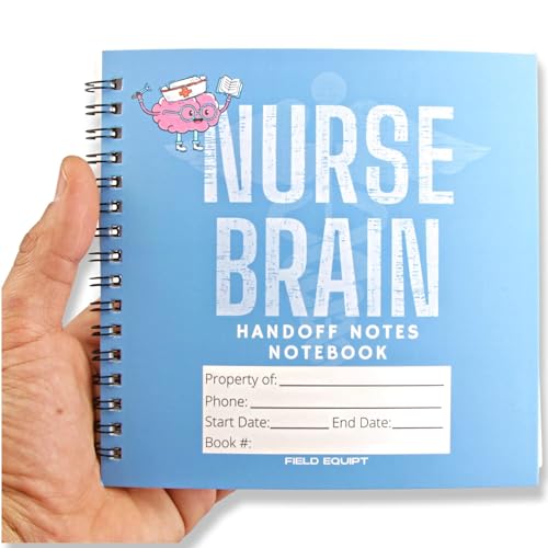 Field Equipt Nurse Essentials Report Notebook for Work & Nursing School Clinical, Notepad Replaces Foldable Nursing Clipboard, RN Student Accessories & Gifts