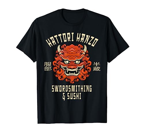 Hattori Hanzo Sword And Sushi T-Shirt