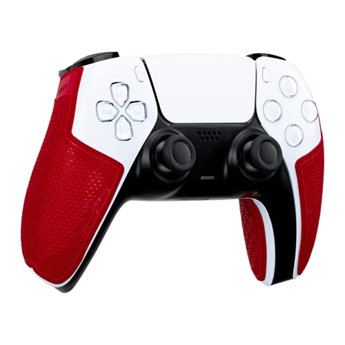 Lizard Skins PS5 Controller Grip – 0.5mm DSP Playstation 5 Grip - Easy to Install PRE Cut Pieces - 10 Colors (Crimson RED)