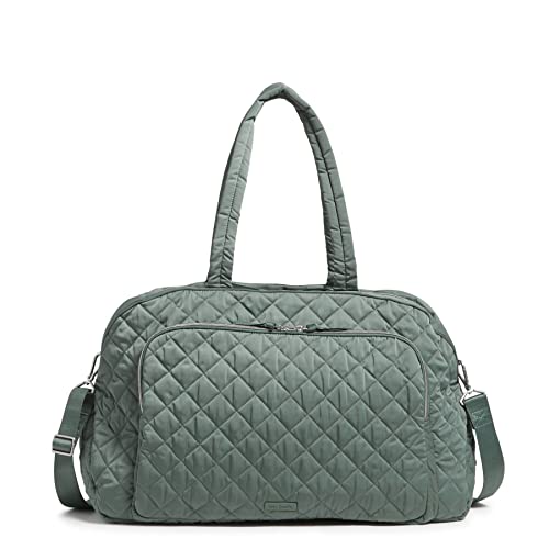 Vera Bradley Women's Performance Twill Grand Weekender Travel Bag, Olive Leaf, One Size