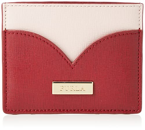 Furla 1007-O6400 Classic Credit Card Case, Women's, BONBON h+ CABERNET