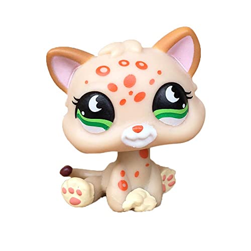 LPSCB Custom-Made Baby for Short Hair Cat #852 Tan Spotted Leopard 1 Inch Kitty Mini Pet Shop Kitten Toys