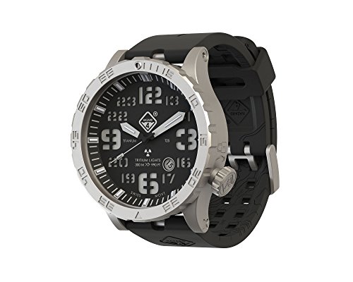HAZARD 4 Heavy Water Diver(TM) BlackTie: Titanium Tritium Dive-Watch - 'B'