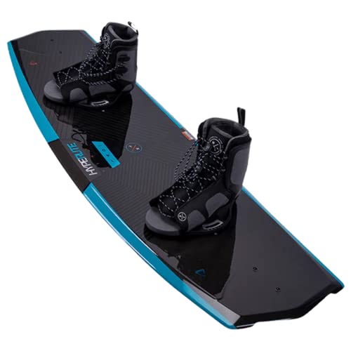 Hyperlite State Jr. Kids Wakeboard 125 W/Remix Bindings Black/Blue (4-8)