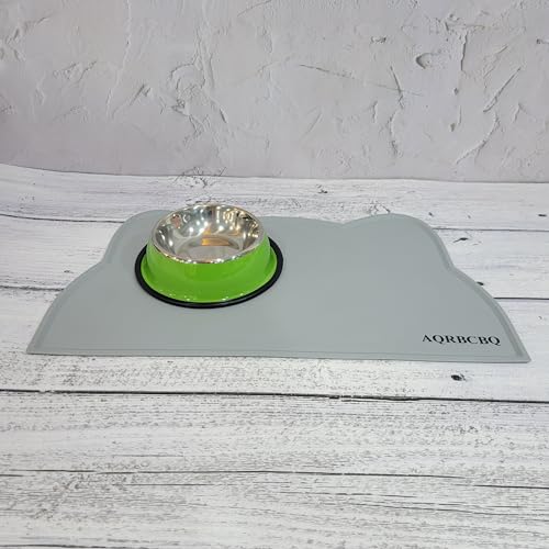 AQRBCBQ Pet Feeding mats Anti-Slip, Easy to Clean, Saving Worry and Effort