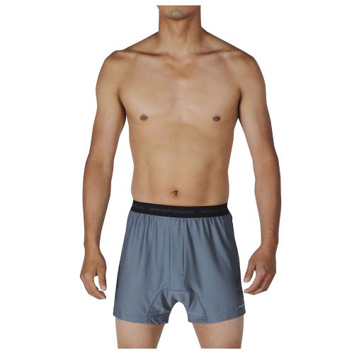 ExOfficio Men's Give-N-Go Boxer Single Pack, Charcoal, S