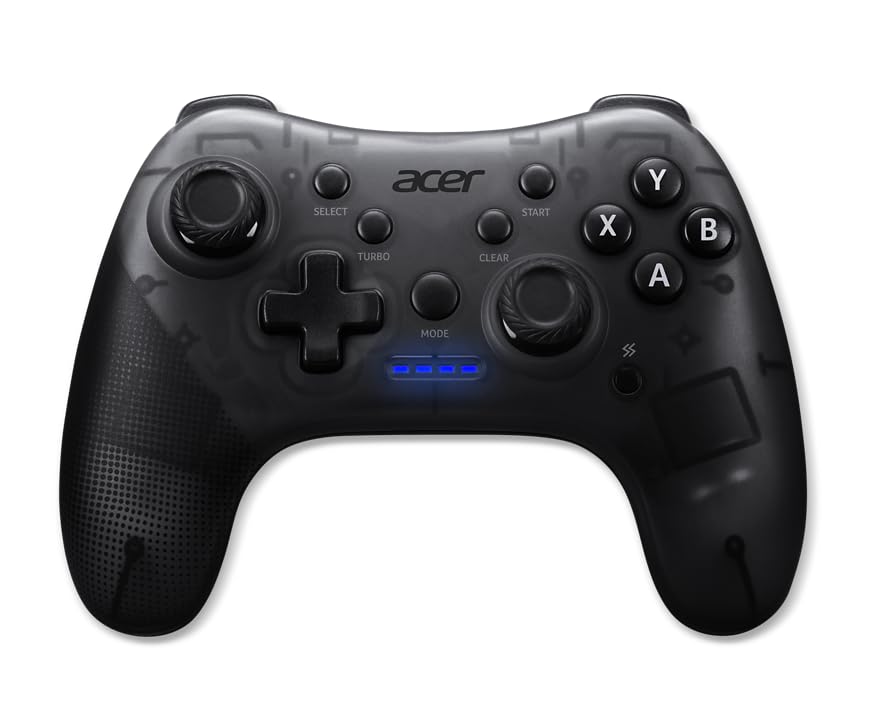 Acer Gaming Controller GC501 - with Joysticks, Directional Pad, Turbo Button, Action Buttons & LED Indicator Lights - Certified Works with Chromebook - Compatible with Chrome OS, Windows & Android