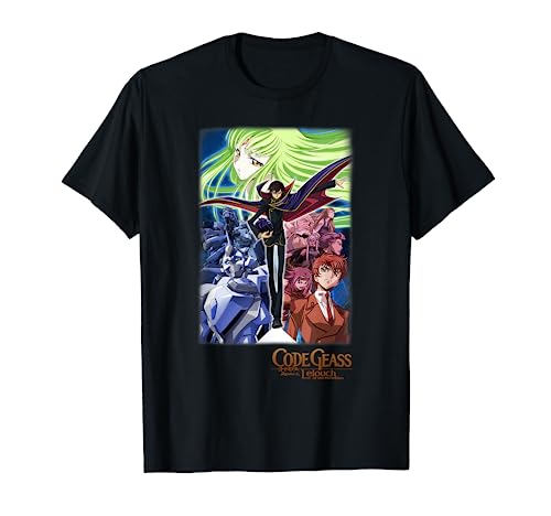 Code Geass Character Collage Epic Rebellion Saga Anime Gamer T-Shirt