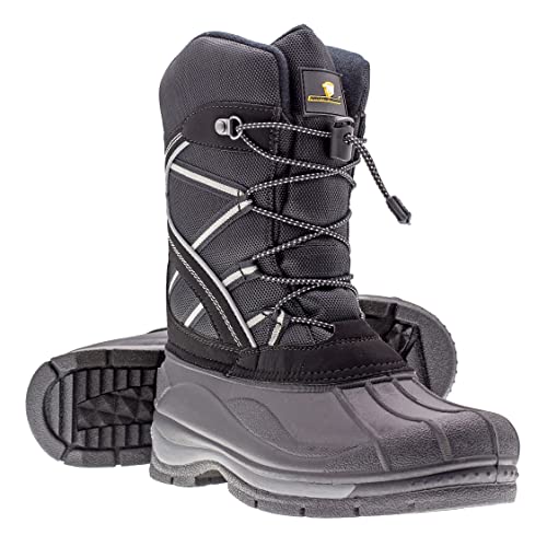 ArcticShield Balto Winter Boots for Men - Waterproof Warm Insulated Mens Snow Boots for Men - Comfortable Durable Outdoor Ski Mens Winter Snow Boots (9)