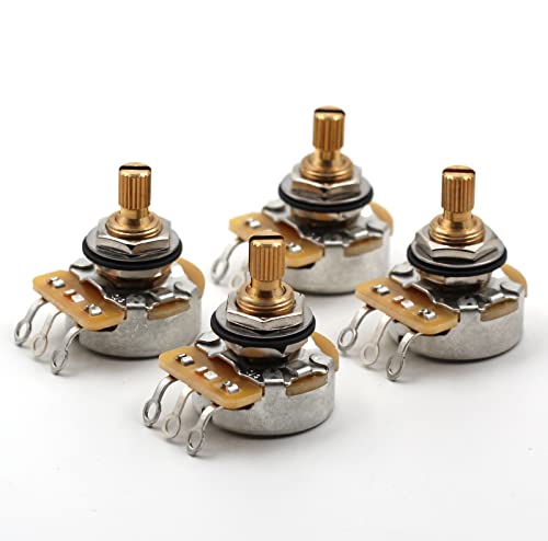 CTS TAOT CUSTOM 525K SHORT Shaft Audio Potentiometers - 5% Tolerance - Set of 4 (4X)