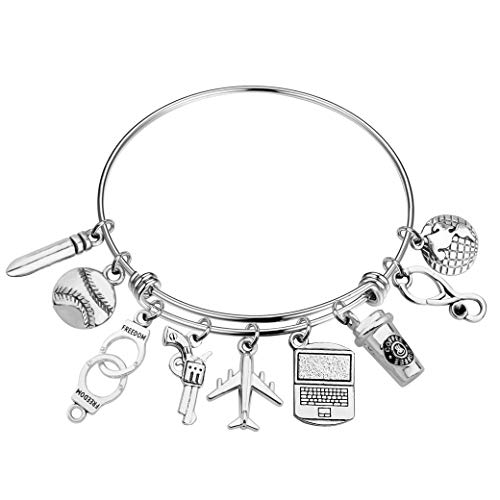 SEIRAA Criminal Inspired Gift Spencer Reid Bracelet Fans Gift Criminal TV Series Bracelet (Criminal bracelet)