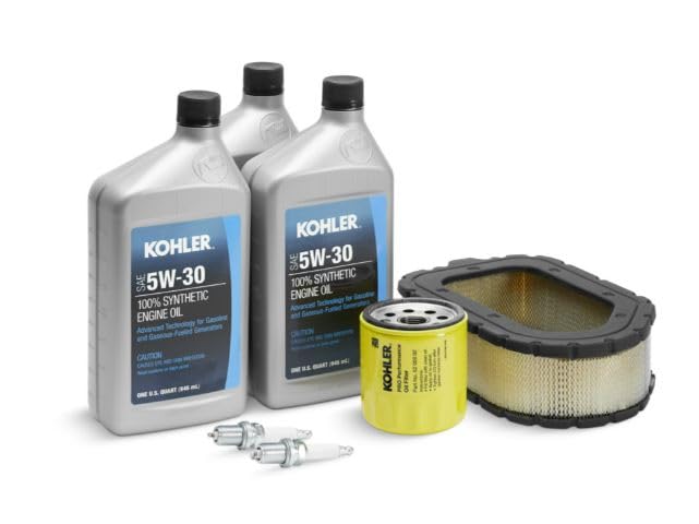 KOHLER Generators CH1000-17/18/20KW Kohler Maintenance Generator Mainenance Kit, Black