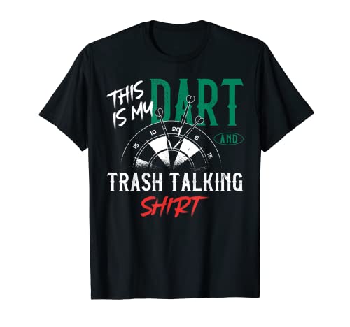 Darts Board Vintage This Is My Dart And Trash Talking Shirt T-Shirt